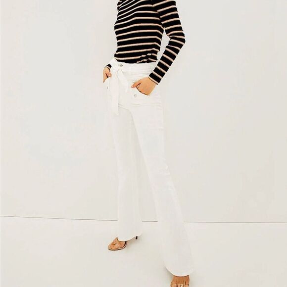 NWT Veronica Beard Giselle Skinny-Flare Jean in White💫 26/2 $348 - Picture 1 of 6
